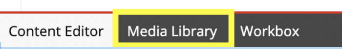 Media Library tab