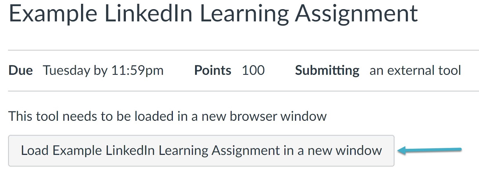Image LinkedIn assignment in Gradebook