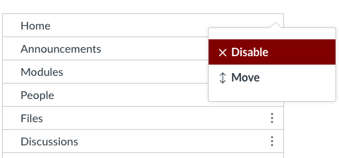 Navigation Settings
