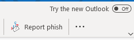 Proofpoint report phish to IT Security
