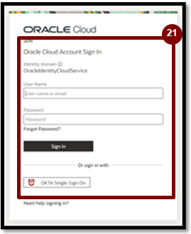 A screenshot of a login screen

Description automatically generated