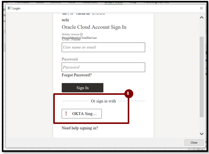 A screenshot of a login page

Description automatically generated
