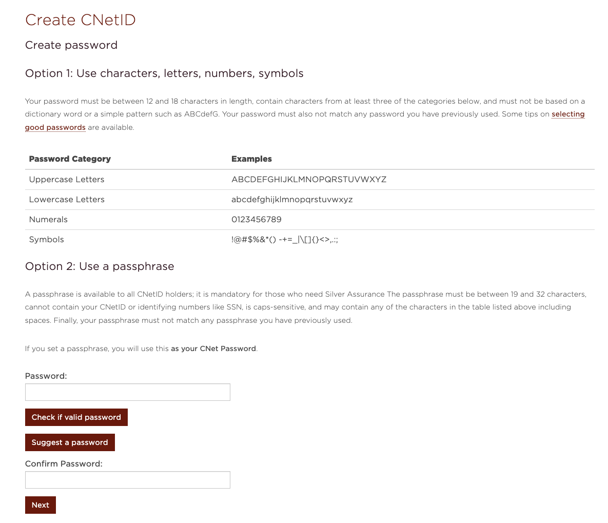 pwform.png Password tips and password input boxes