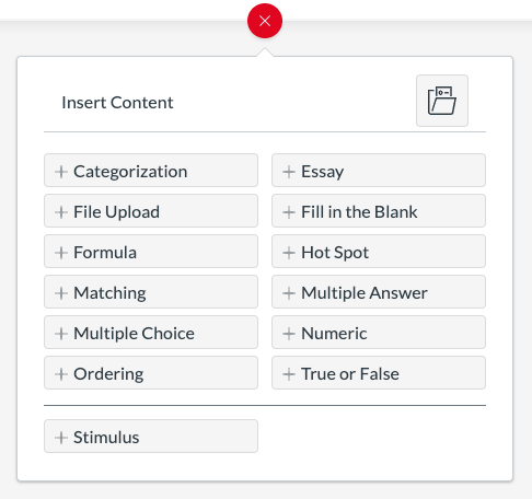 Question type graphic